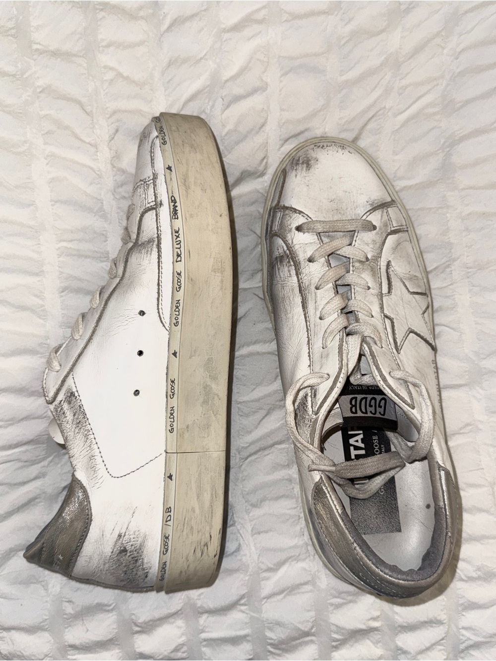 Golden Goose Hi Star Platform Low-Top Sneakers